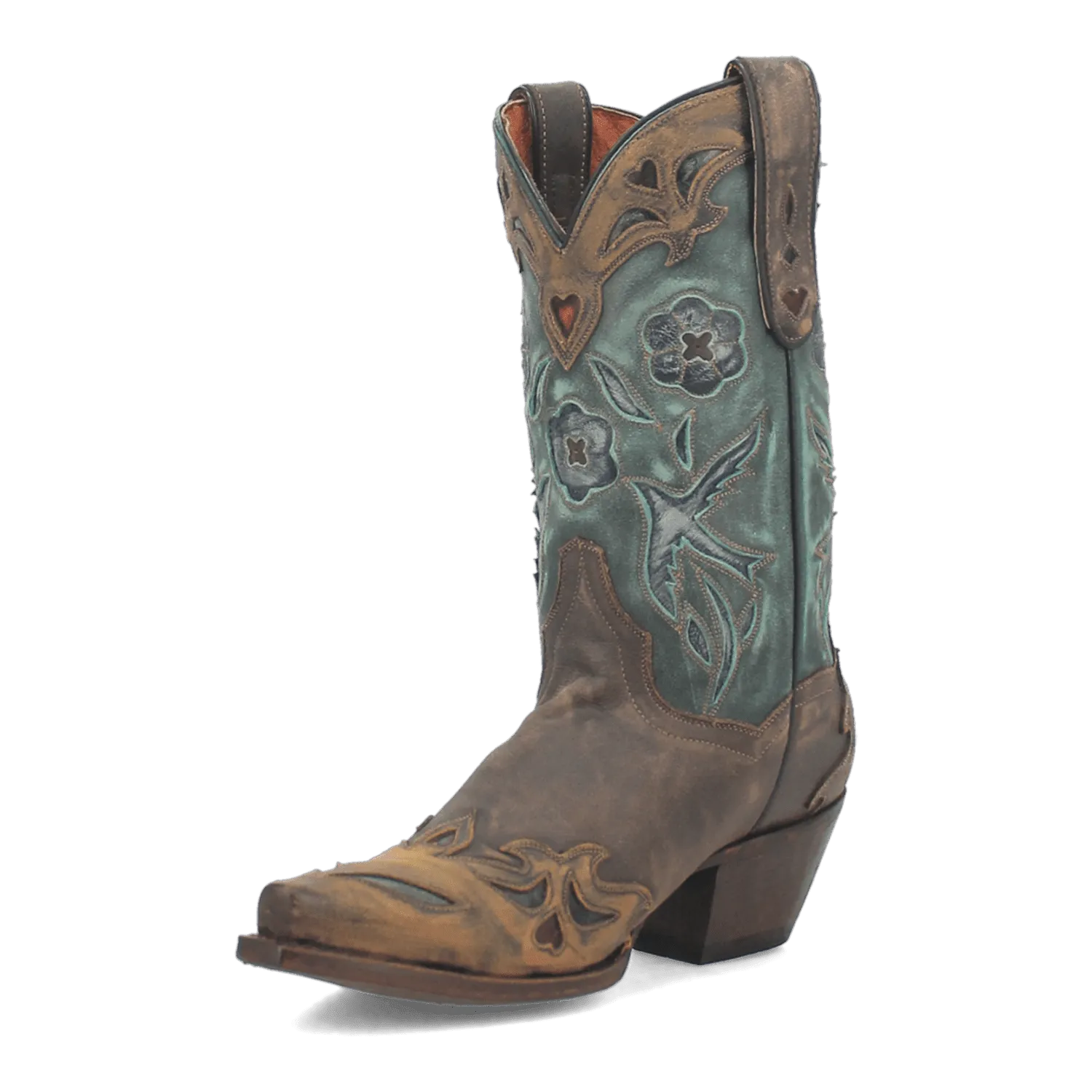 VINTAGE BLUEBIRD LEATHER BOOT