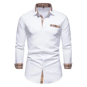 West Louis™ Designer Button Up Business Dress Shirt West Louis™ Designer Button Up Business Dress Shirt