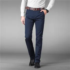 West Louis™ Designer Luxury Straight Business Elegant Trousers West Louis™ Designer Luxury Straight Business Elegant Trousers