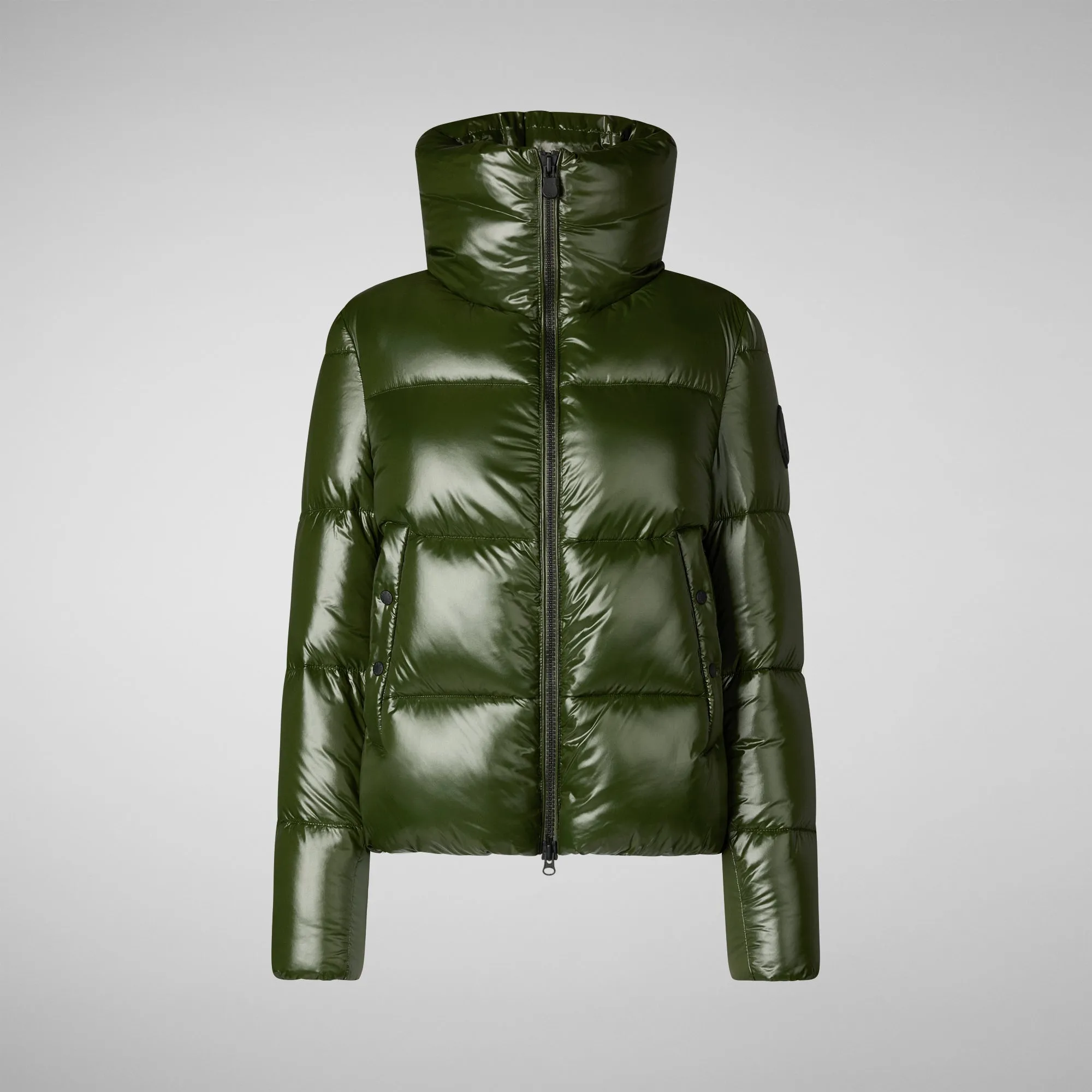 Woman's jacket Isla in pine green